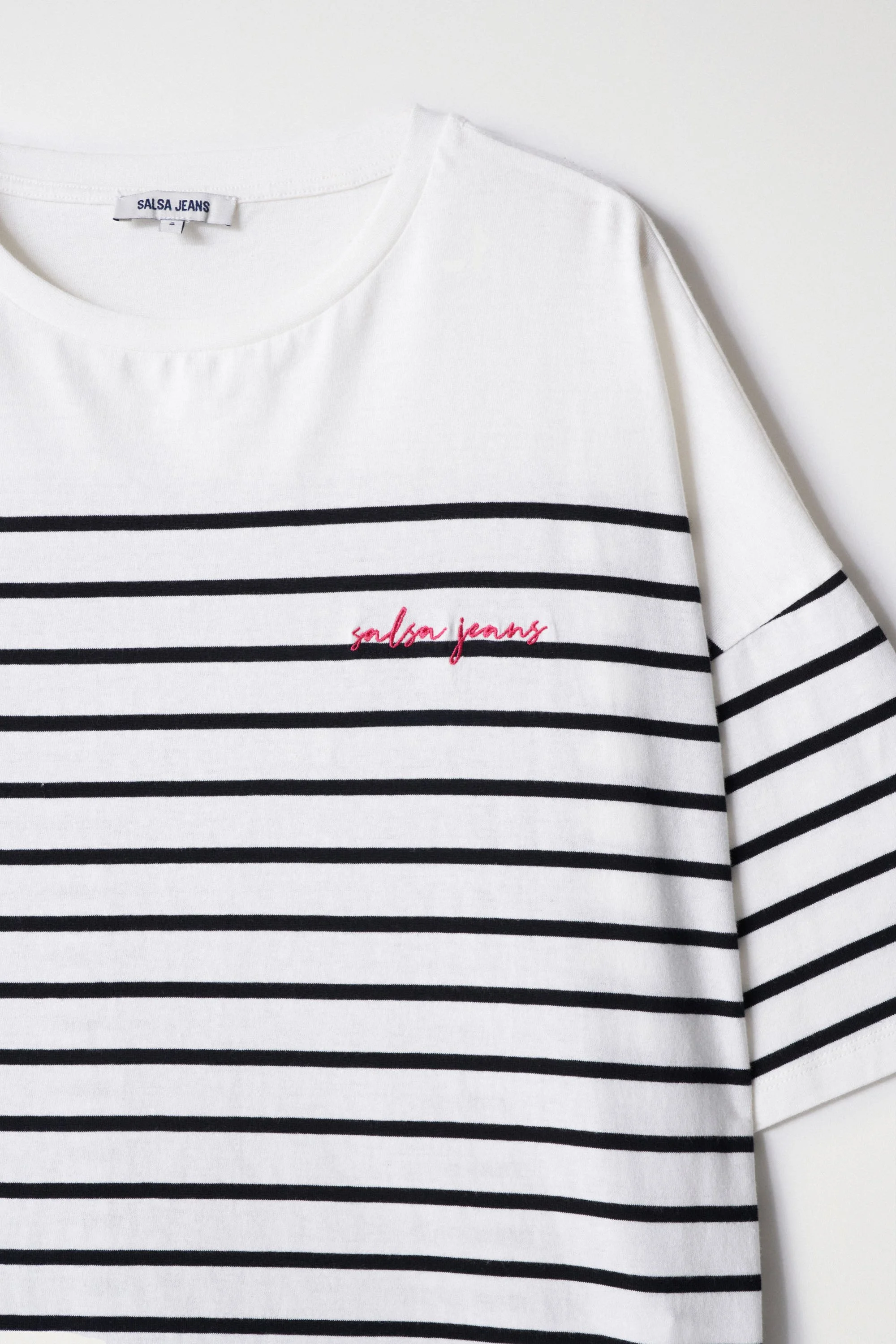 Salsa Jeans - STRIPED BRANDING T-SHIRT Salsa Jeans - STRIPED BRANDING T-SHIRT