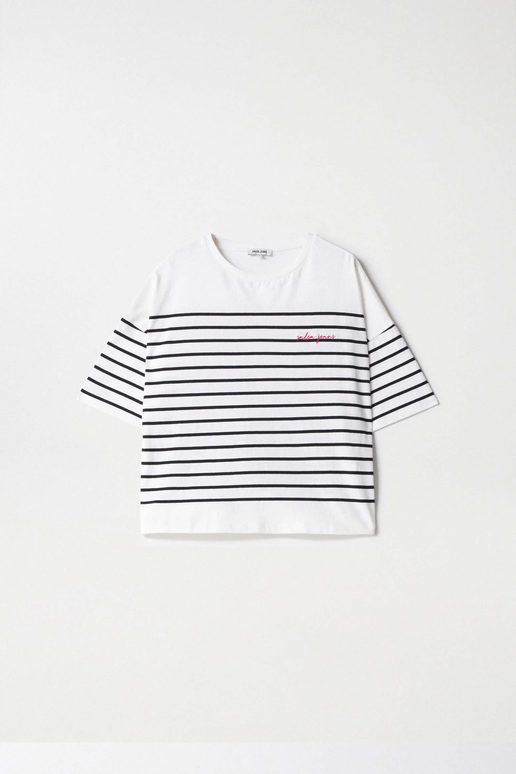Salsa Jeans - STRIPED BRANDING T-SHIRT Salsa Jeans - STRIPED BRANDING T-SHIRT