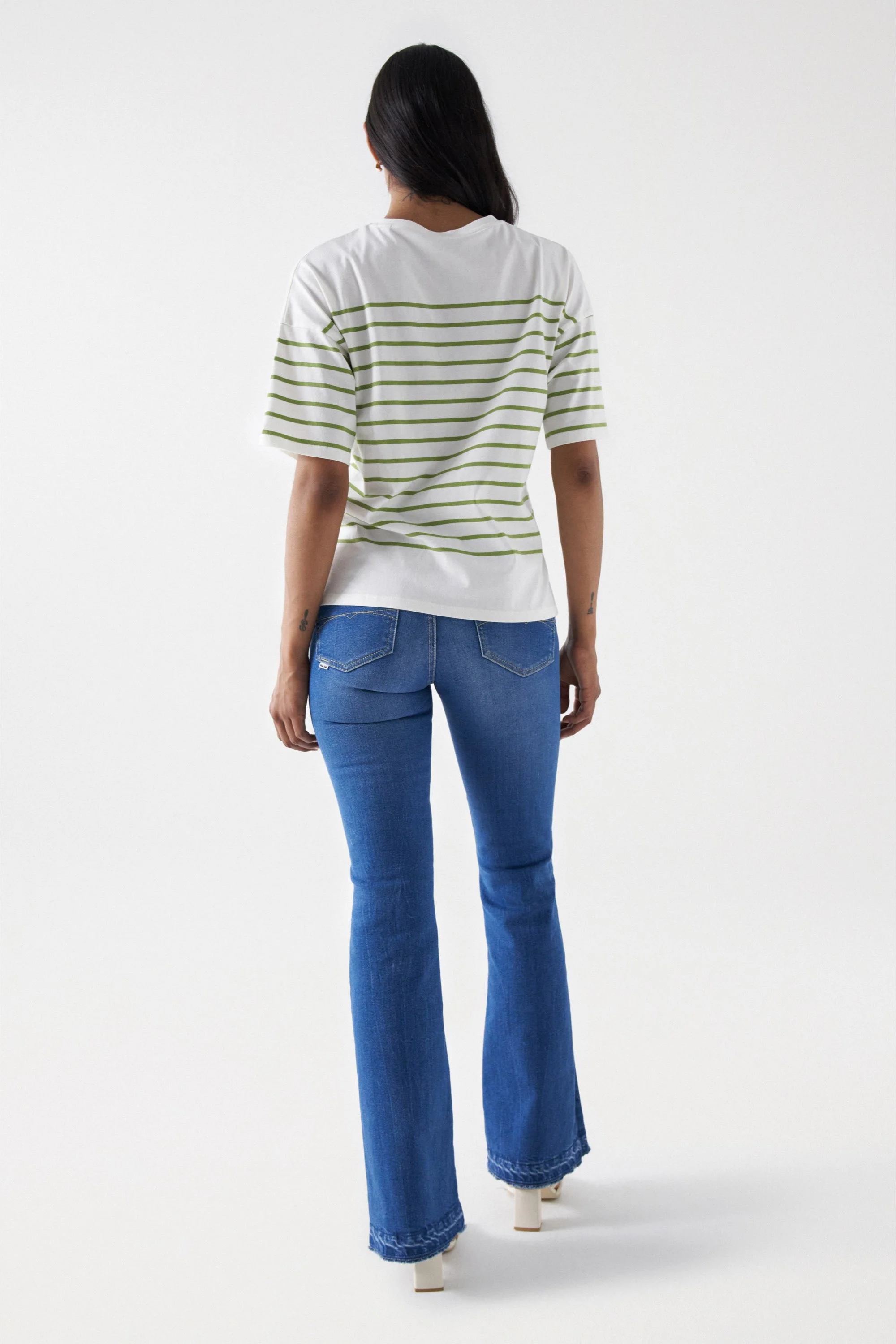 Salsa Jeans - STRIPED BRANDING T-SHIRT Salsa Jeans - STRIPED BRANDING T-SHIRT