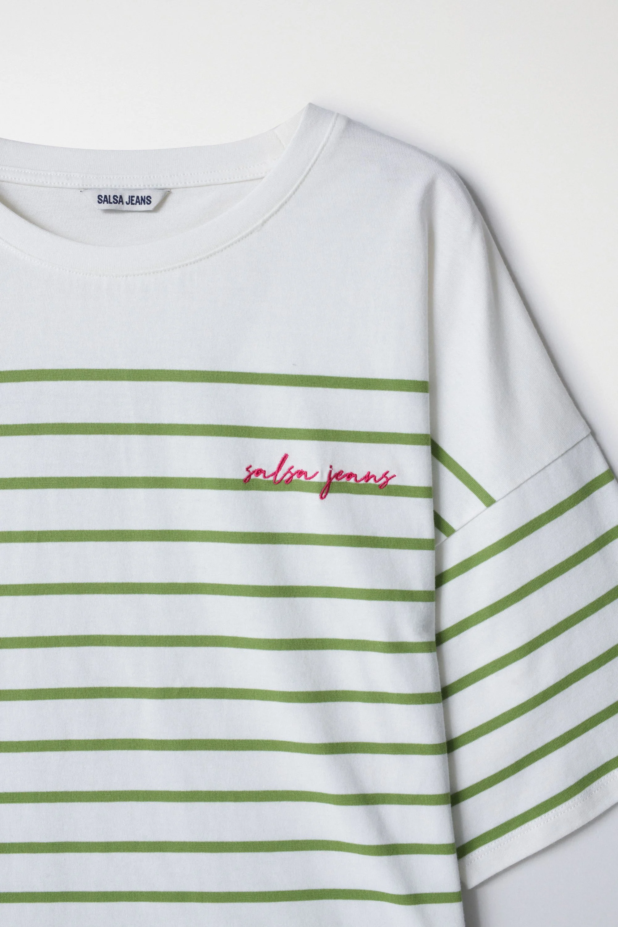 Salsa Jeans - STRIPED BRANDING T-SHIRT Salsa Jeans - STRIPED BRANDING T-SHIRT