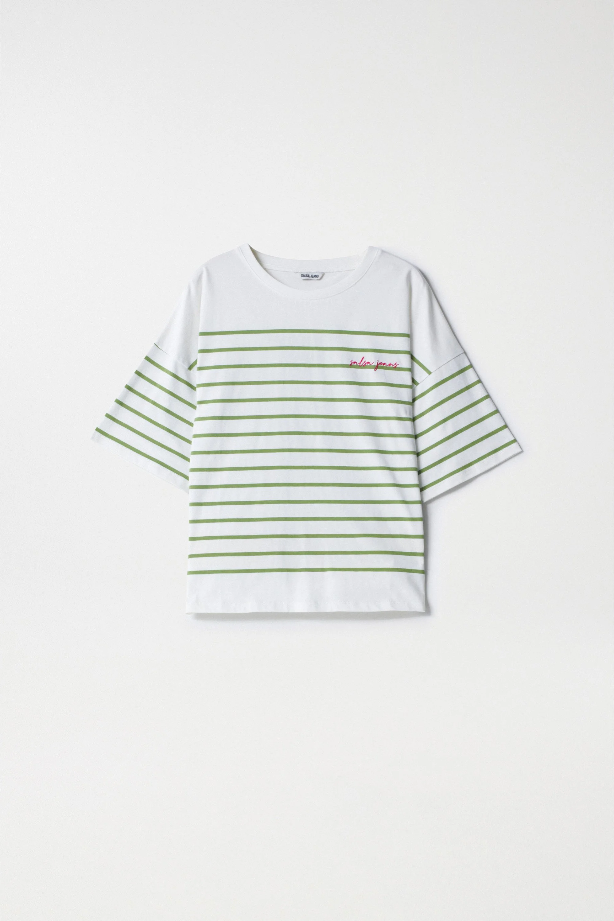 Salsa Jeans - STRIPED BRANDING T-SHIRT Salsa Jeans - STRIPED BRANDING T-SHIRT