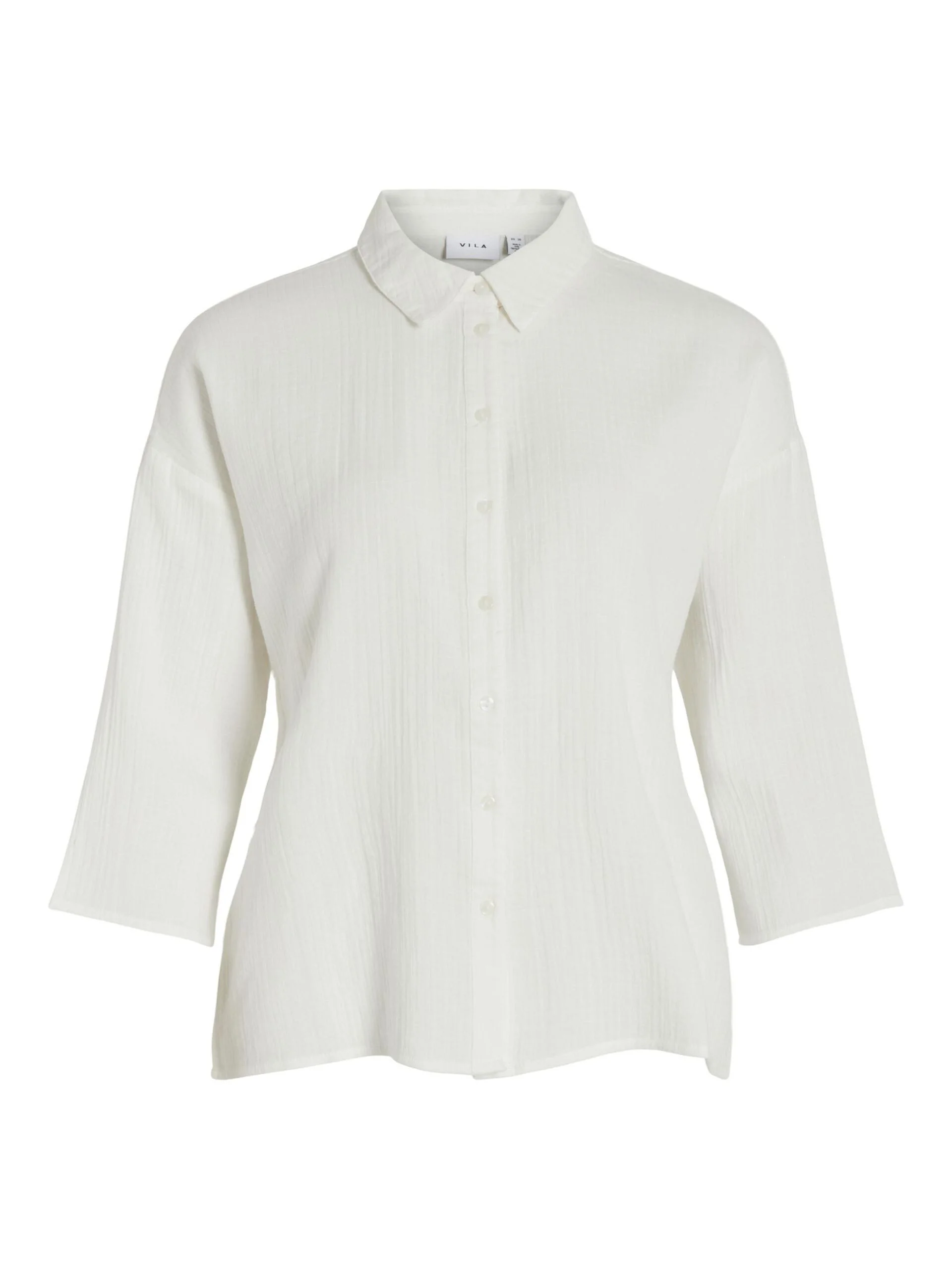 VILA - VILANIA BUTTON 3/4 SHIRT - NOOS VILA - VILANIA BUTTON 3/4 SHIRT - NOOS