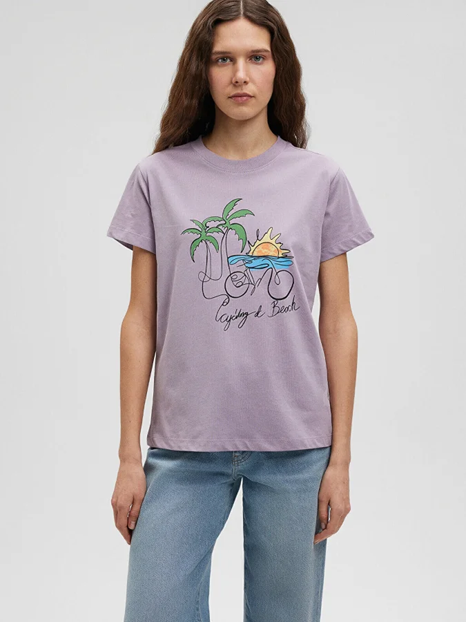 Mavi - BICYCLE PRINT T-SHIRT