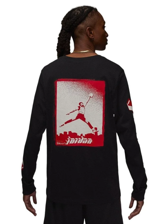NIKE - M J BRAND LS GFX CREW 2