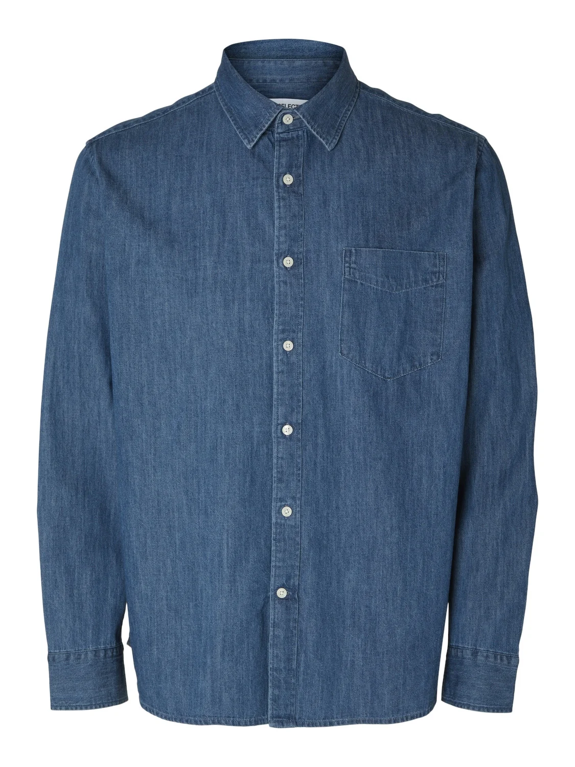 SELECTED MEN - SLHREG-TOM SHIRT LS DENIM SELECTED MEN - SLHREG-TOM SHIRT LS DENIM
