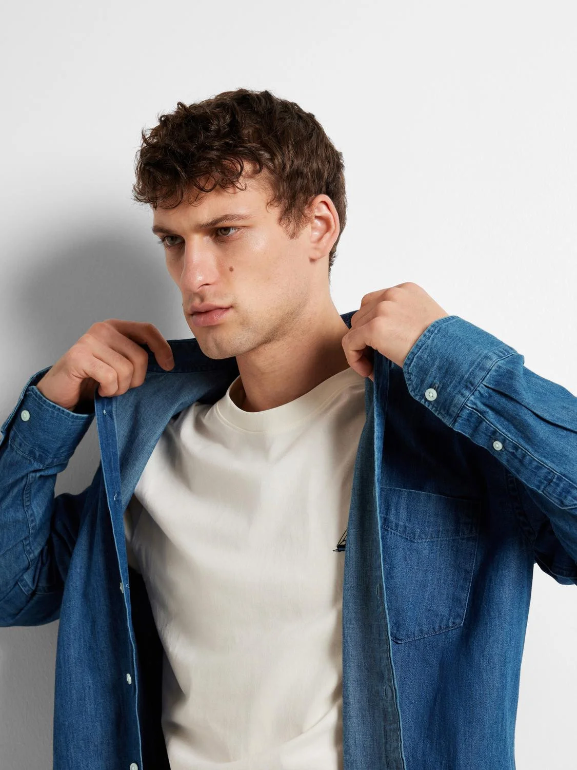 SELECTED MEN - SLHREG-TOM SHIRT LS DENIM SELECTED MEN - SLHREG-TOM SHIRT LS DENIM
