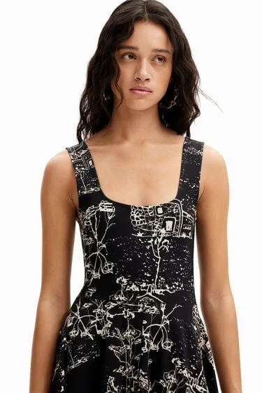 DESIGUAL - Strappy skater dress DESIGUAL - Strappy skater dress