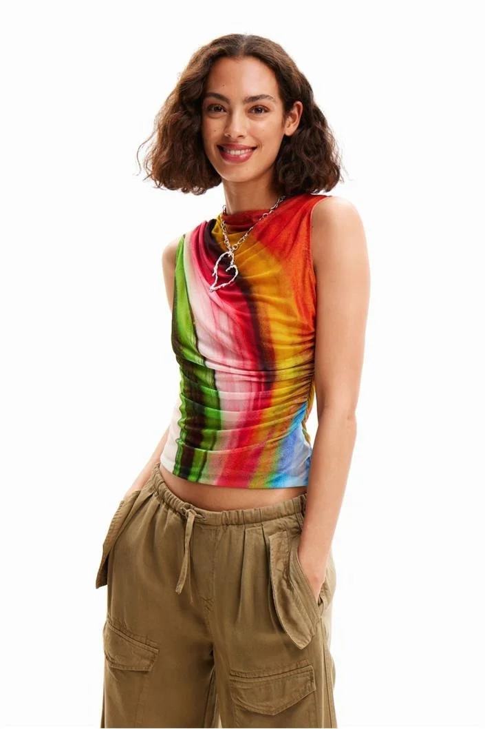 DESIGUAL - Tulle wave T-shirt DESIGUAL - Tulle wave T-shirt