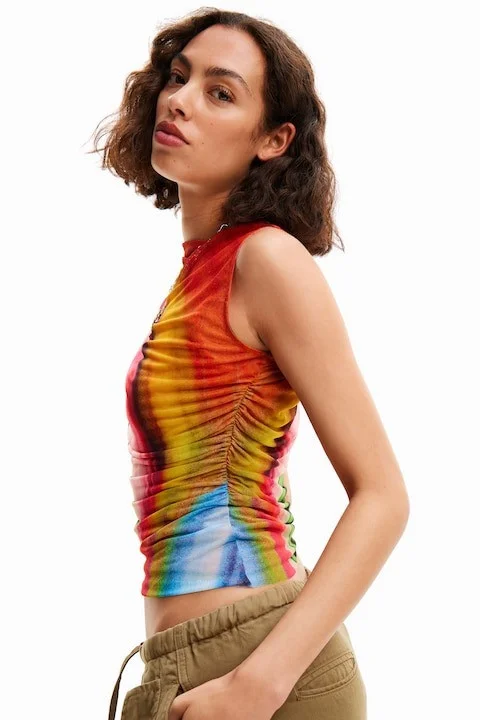 DESIGUAL - Tulle wave T-shirt DESIGUAL - Tulle wave T-shirt