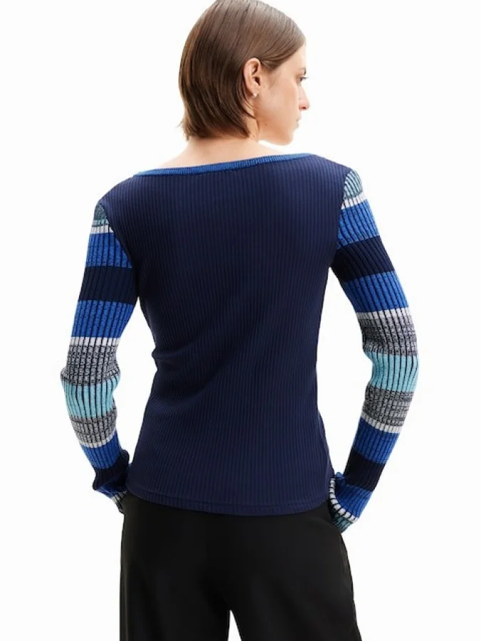 DESIGUAL - Stripy ribbed... 2