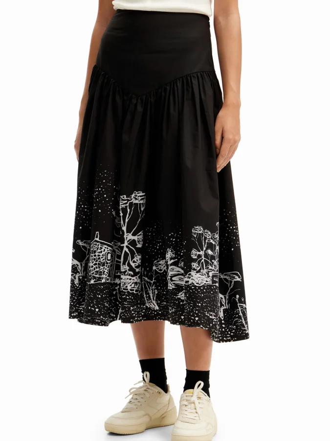 DESIGUAL - Poplin landscape...