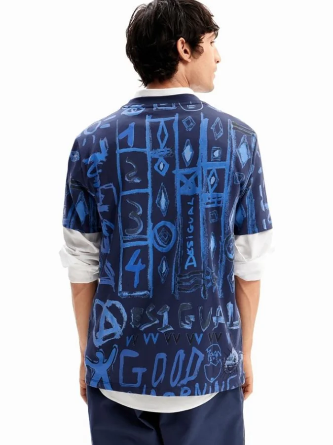 DESIGUAL - Arty motif T-shirt 2