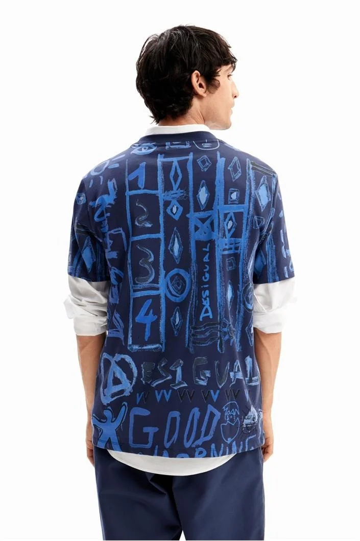 DESIGUAL - Arty motif T-shirt DESIGUAL - Arty motif T-shirt