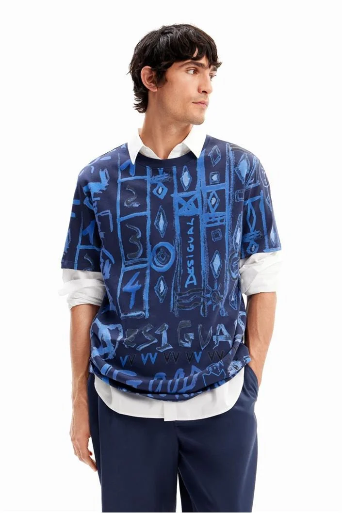 DESIGUAL - Arty motif T-shirt DESIGUAL - Arty motif T-shirt