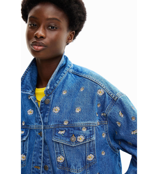 DESIGUAL Daisy denim jacket Size S