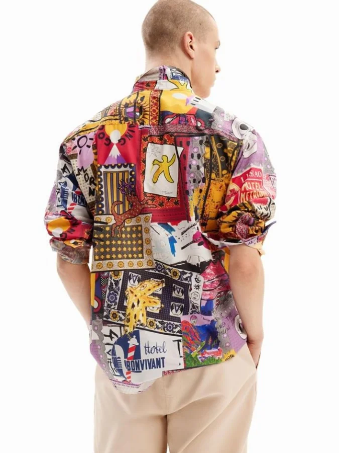 DESIGUAL - Patchwork poplin... 2