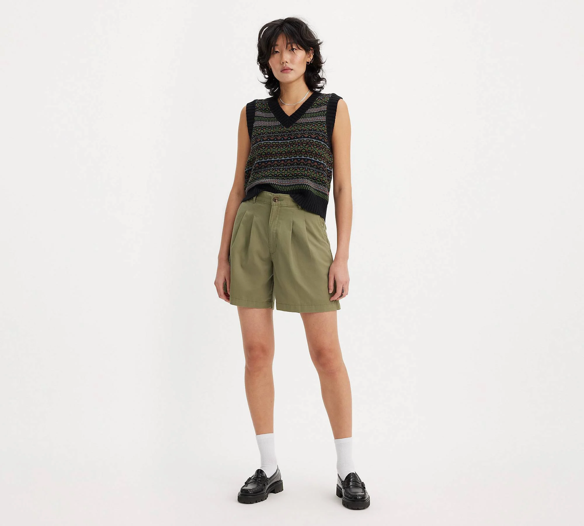 Levis® - Pleated Trouser Short Levis® - Pleated Trouser Short
