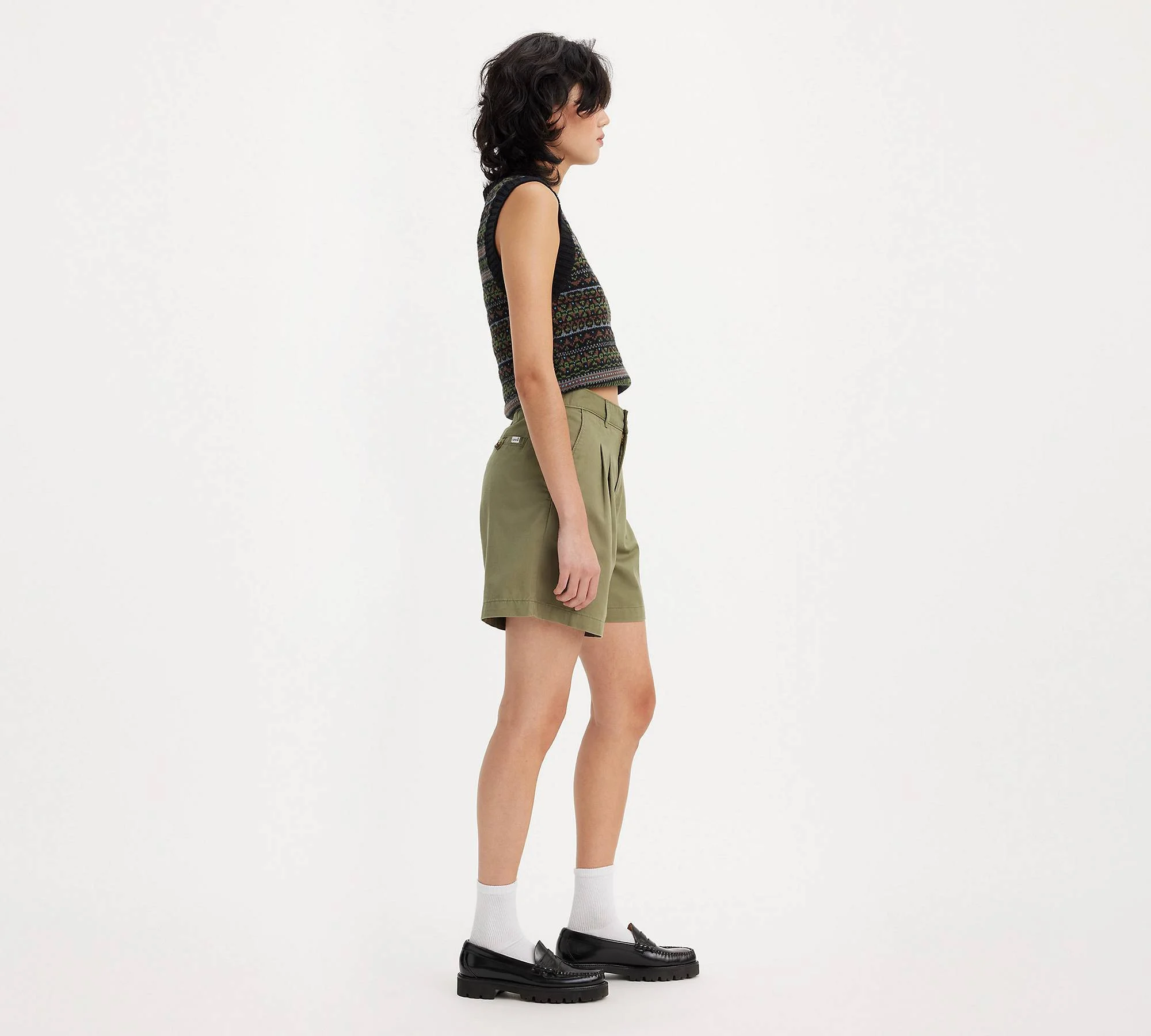 Levis® - Pleated Trouser Short Levis® - Pleated Trouser Short
