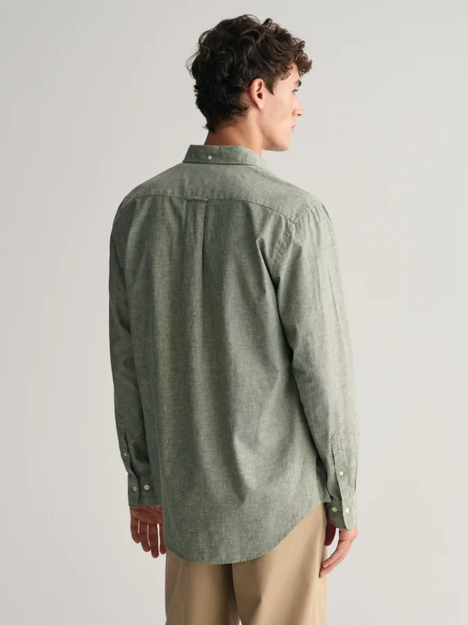 Gant - REG COTTON LINEN SHIRT 2