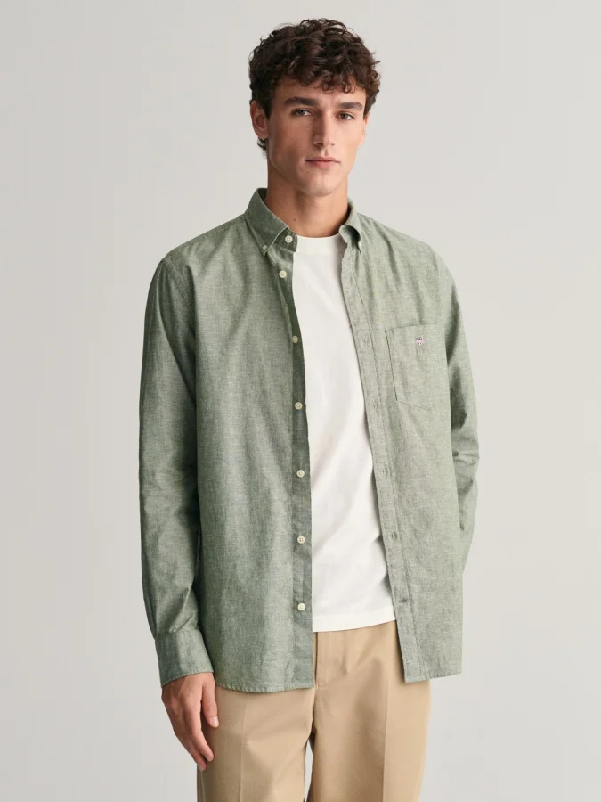 Gant - REG COTTON LINEN SHIRT
