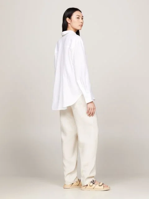 Tommy Hilfiger - LINEN EASY FIT LS SHIRT Tommy Hilfiger - LINEN EASY FIT LS SHIRT