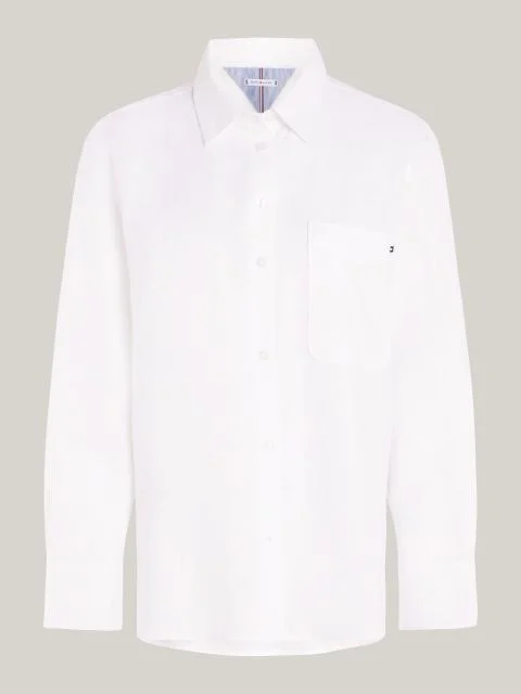 Tommy Hilfiger - LINEN EASY FIT LS SHIRT Tommy Hilfiger - LINEN EASY FIT LS SHIRT