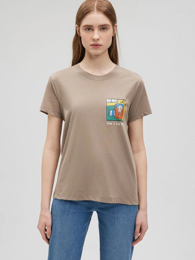 Mavi - CAT PRINTED T-SHIRT