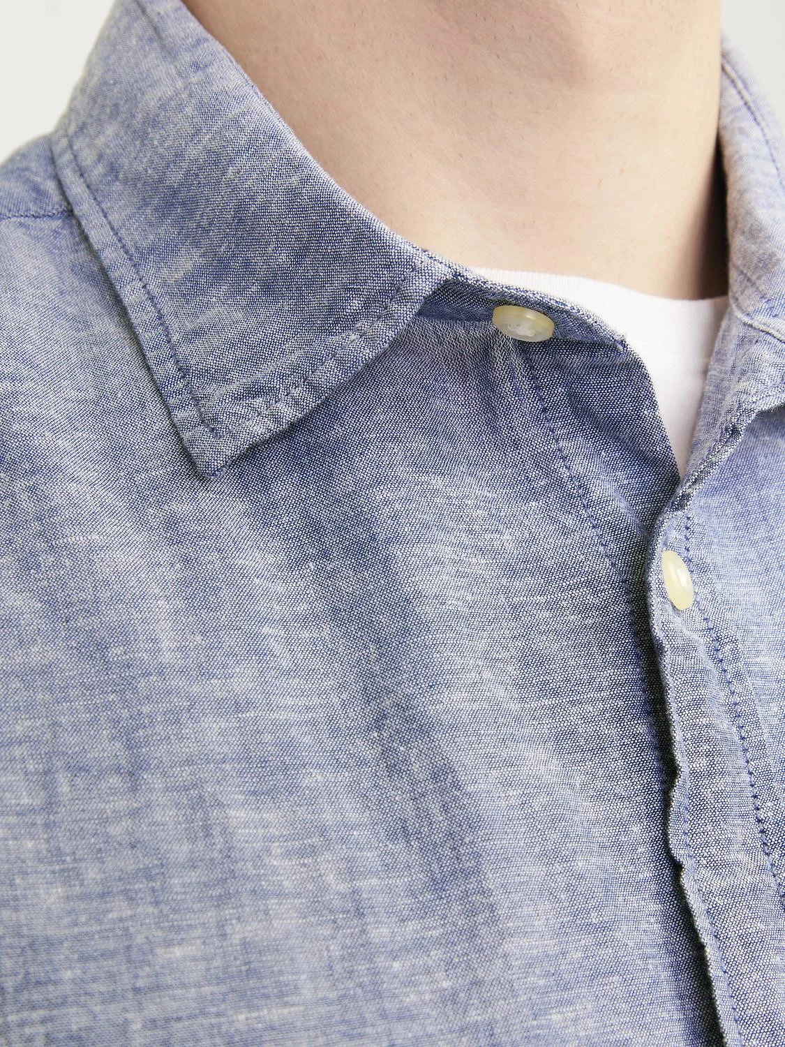 Jack & Jones - JJELINEN SHIRT SS SN PLS Jack & Jones - JJELINEN SHIRT SS SN PLS