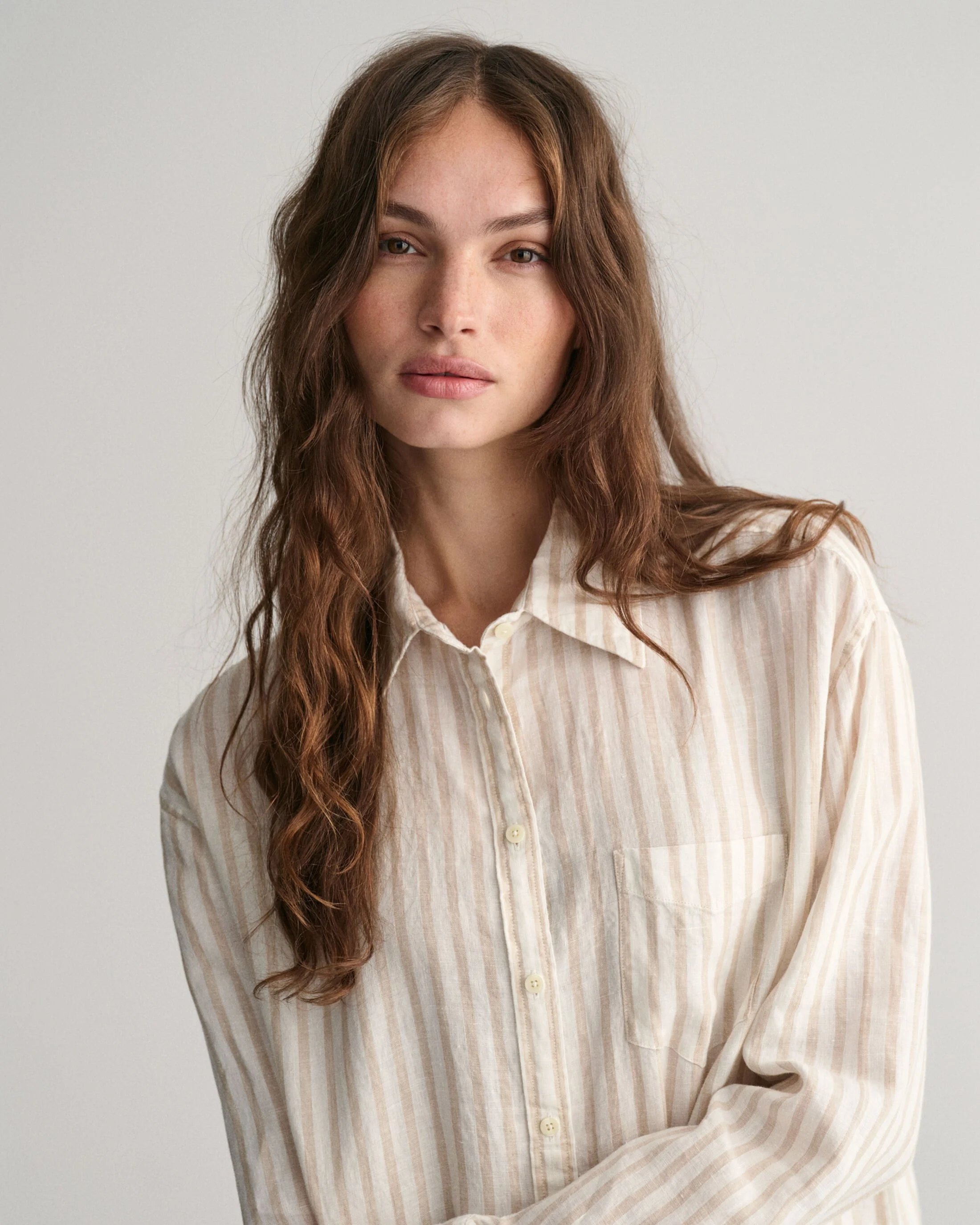 Gant - REL STRIPED LINEN SHIRT Gant - REL STRIPED LINEN SHIRT