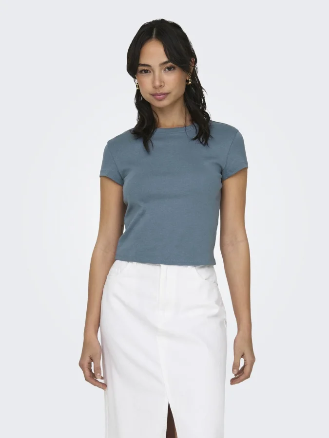 ONLY - ONLELINA S/S O-NECK...