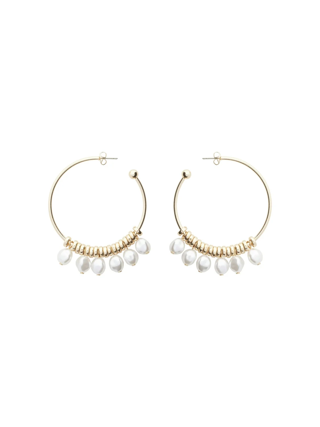 Pieces - PCANLO M EARRINGS SWW Pieces - PCANLO M EARRINGS SWW