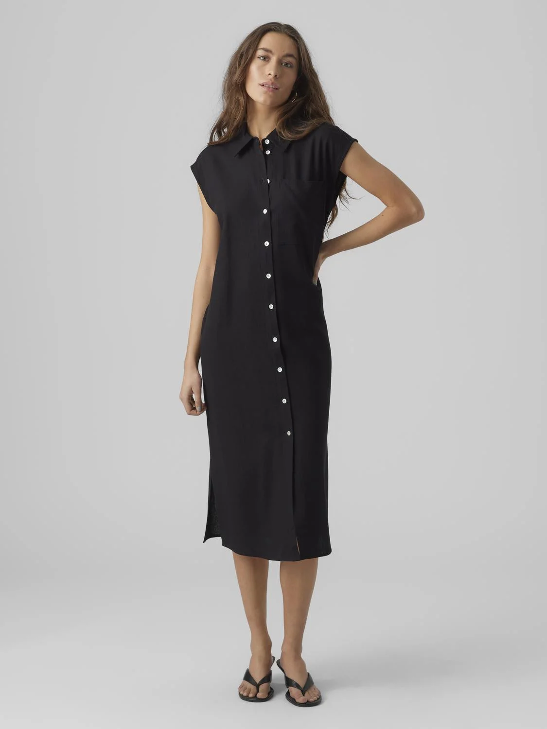 Vero Moda - VMMYMILO SL CALF SHIRT... Vero Moda - VMMYMILO SL CALF SHIRT...