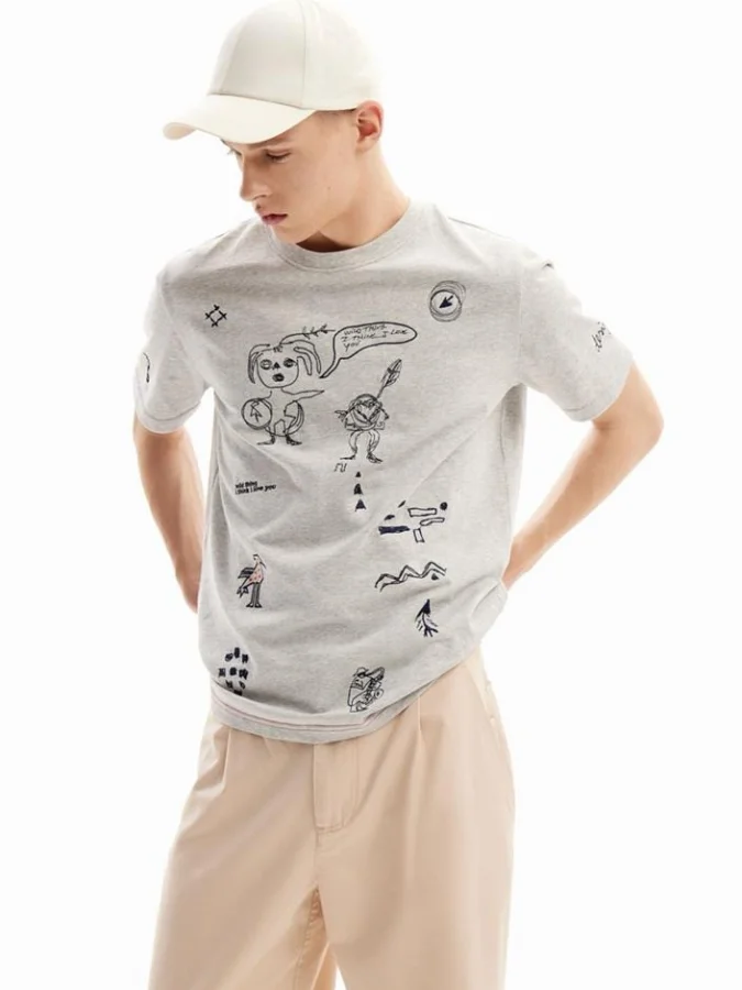 DESIGUAL - Embroidered...