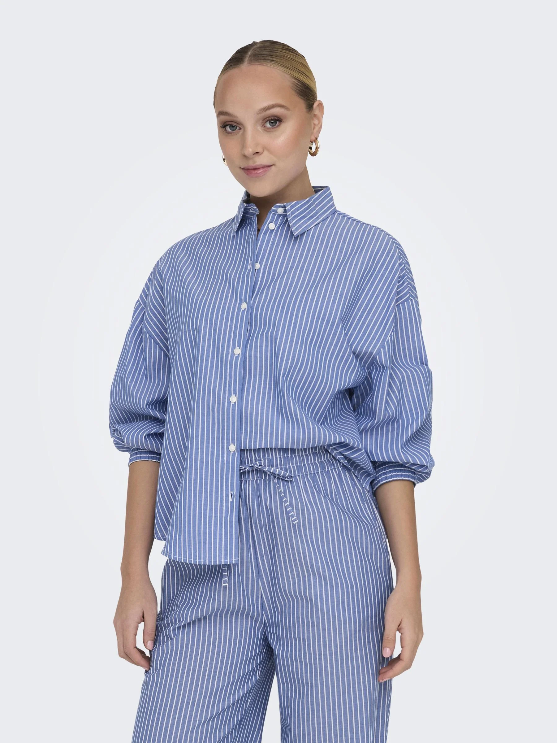 ONLY - ONLARJA L/S STRIPE SHIRT WVN NOOS ONLY - ONLARJA L/S STRIPE SHIRT WVN NOOS