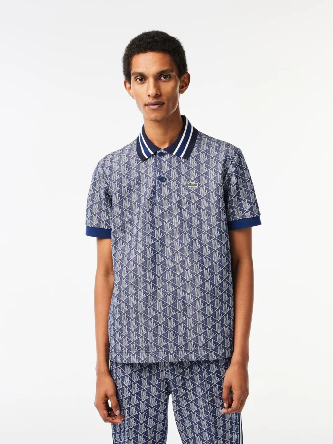 Lacoste - CONTRAST COLLAR...