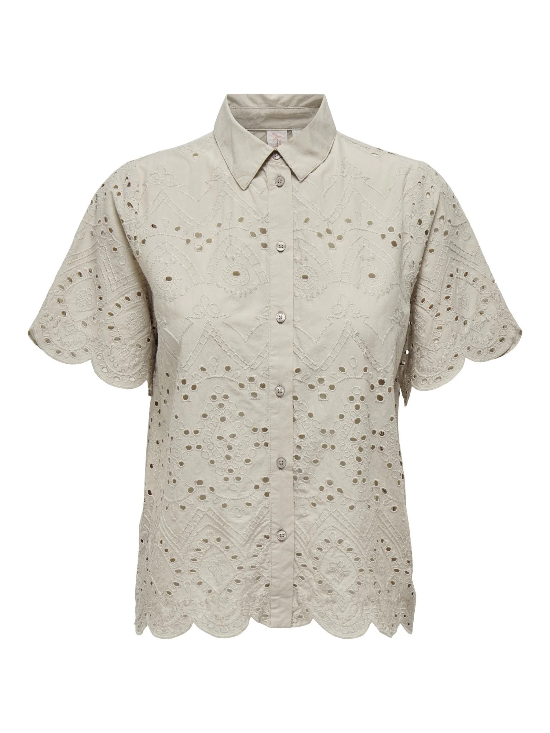 ONLY - ONLSKY CLEO SS EMB SHIRT LIFE WVN ONLY - ONLSKY CLEO SS EMB SHIRT LIFE WVN