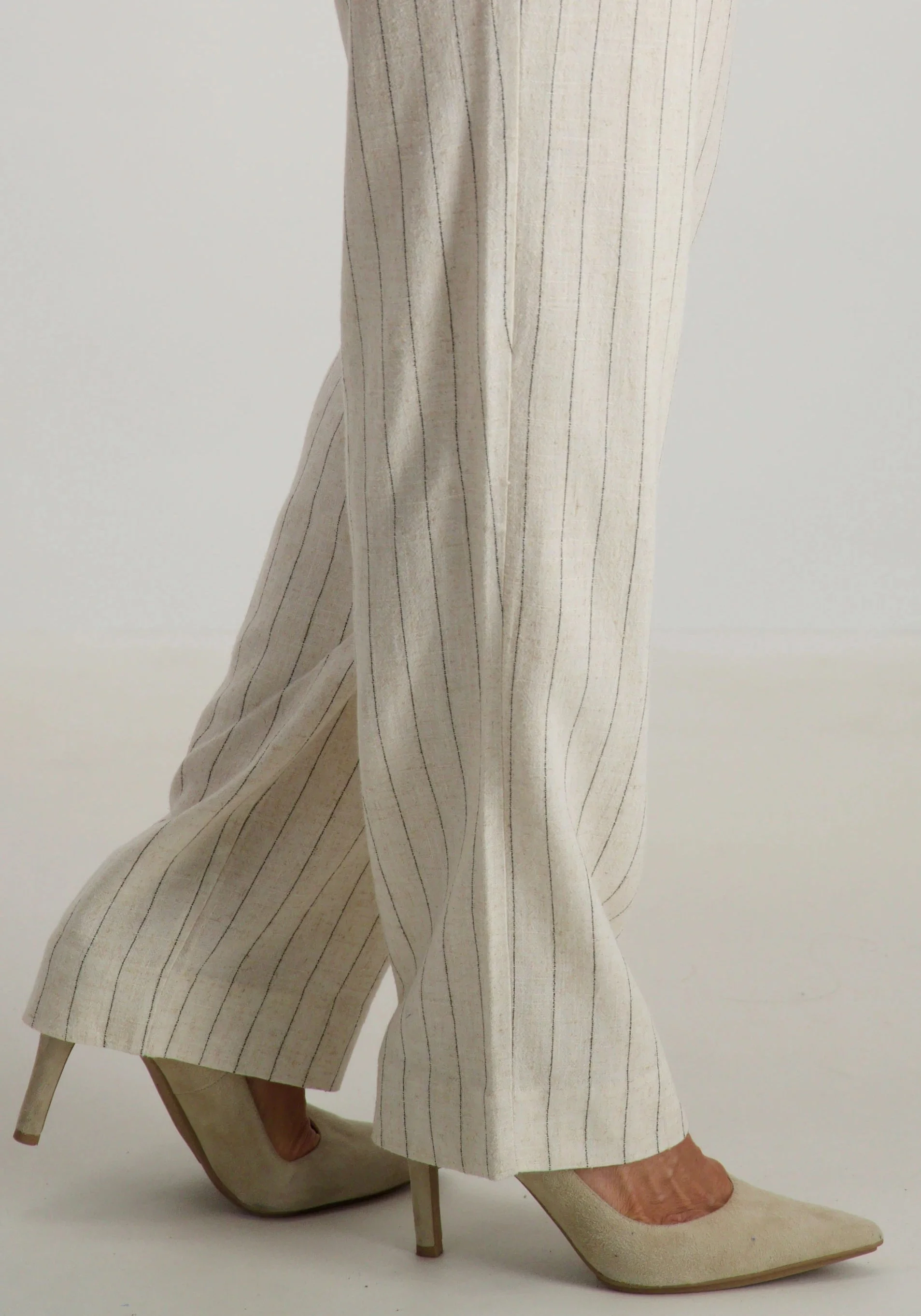 ONLY - ONLDOLA HW PINSTR LINEN BL STR... ONLY - ONLDOLA HW PINSTR LINEN BL STR...