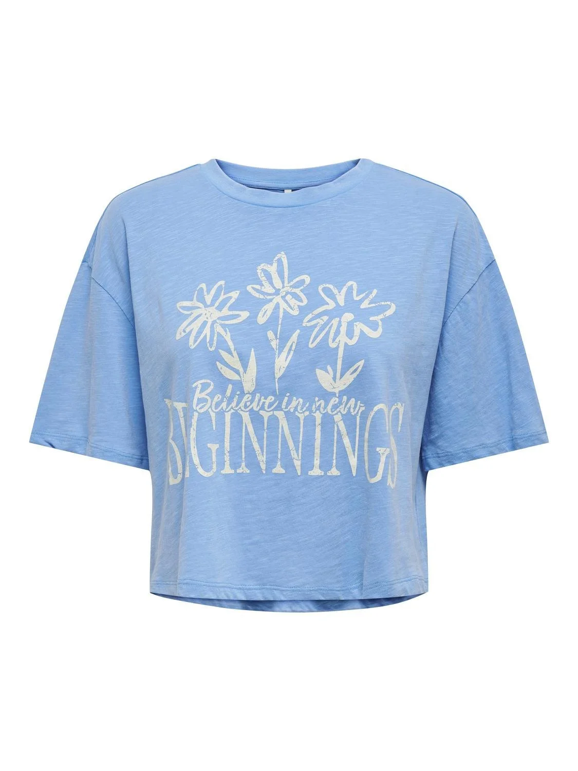 ONLY - ONLNORA S/S FLOWERS TOP BOX JRS ONLY - ONLNORA S/S FLOWERS TOP BOX JRS