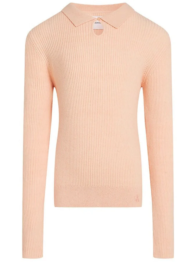 CALVIN KLEIN - POLO COLLAR...