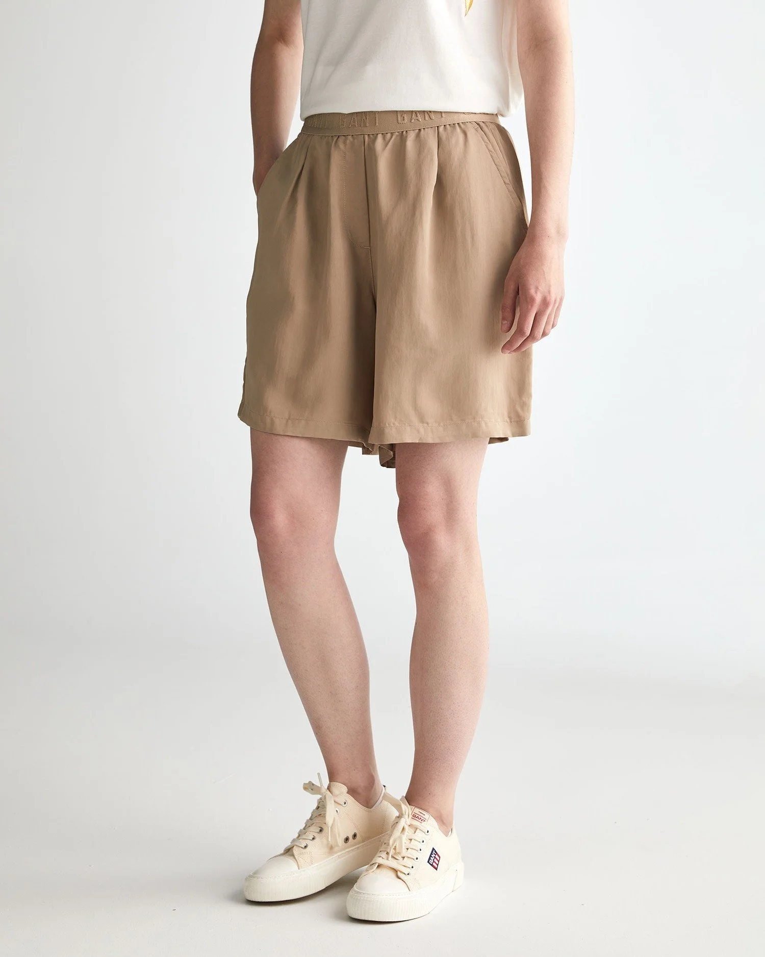 Gant - JACQUARD WAISTBAND SWEATSHORTS Gant - JACQUARD WAISTBAND SWEATSHORTS