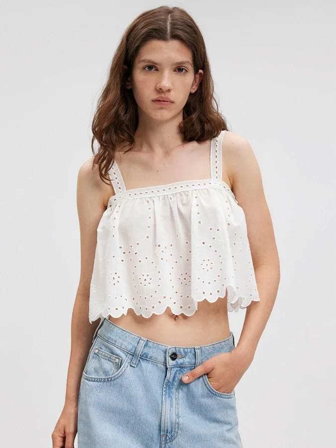 Mavi - WOVEN STRAP BLOUSED