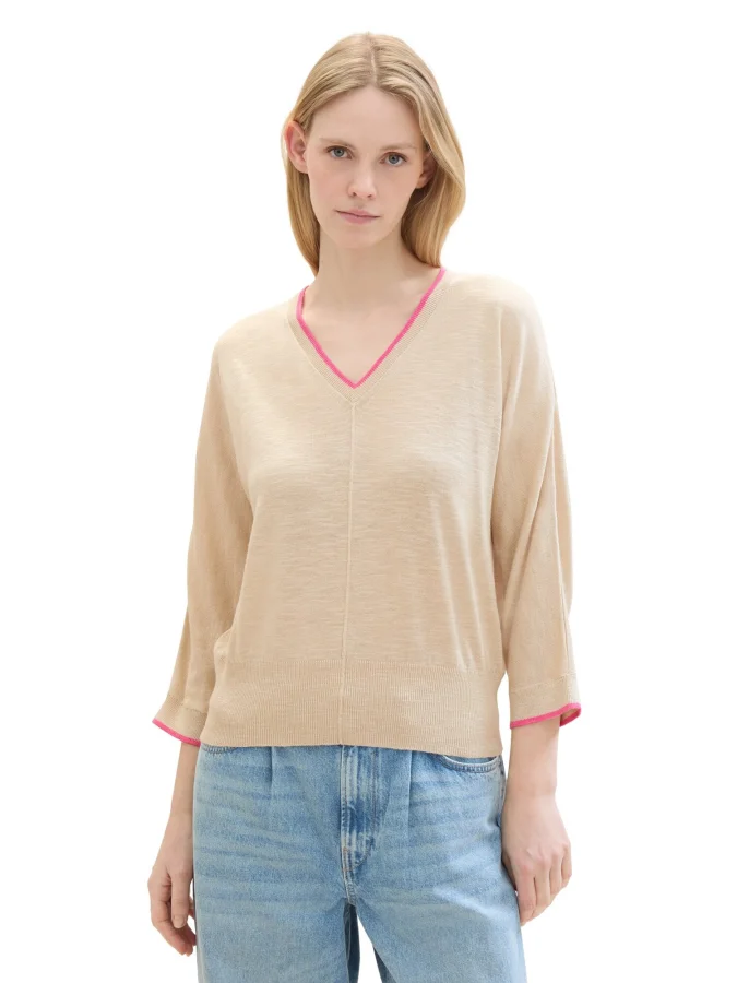 Tom Tailor - KNIT PULLOVER...