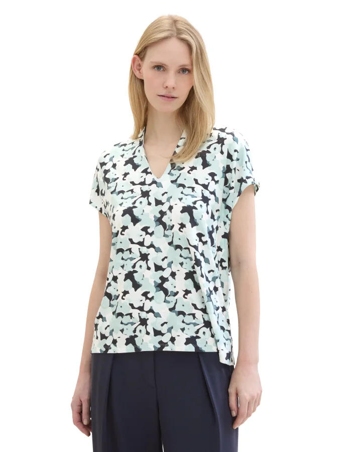 Tom Tailor - T-SHIRT CREPE...