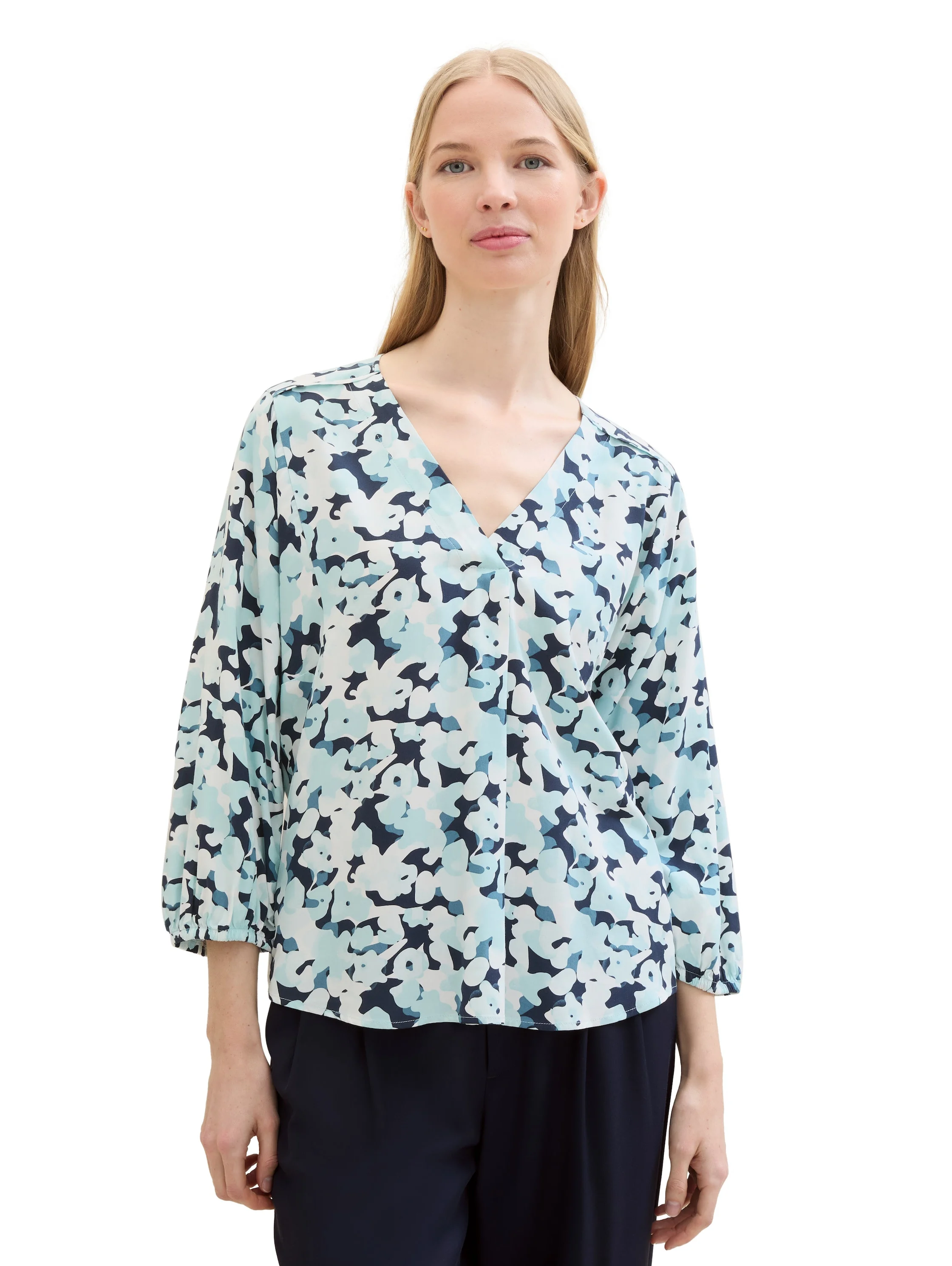 Tom Tailor - V-NECK BLOUSE Tom Tailor - V-NECK BLOUSE