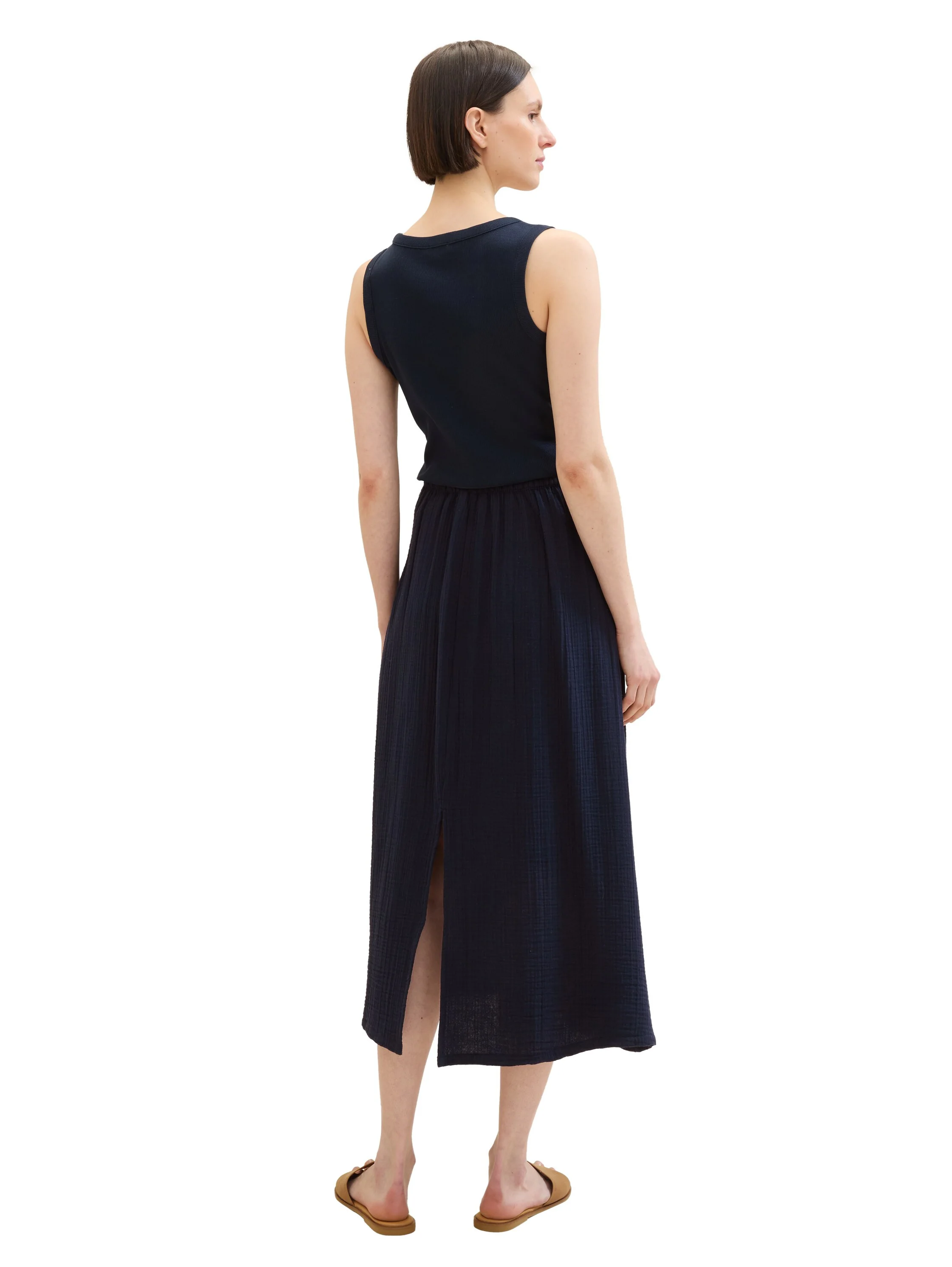 Tom Tailor - SOLID MUSSELIN SKIRT Tom Tailor - SOLID MUSSELIN SKIRT