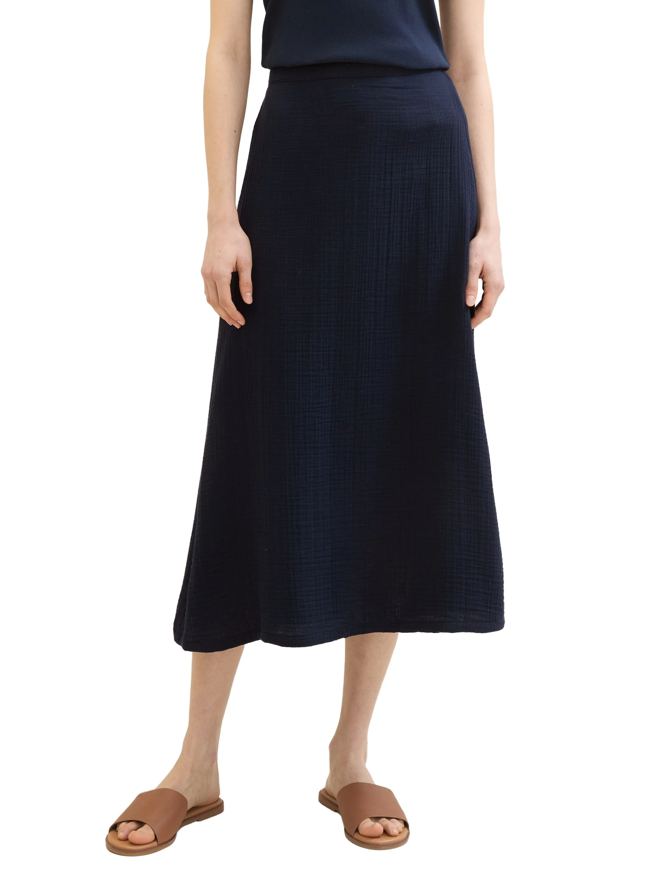 Tom Tailor - SOLID MUSSELIN SKIRT Tom Tailor - SOLID MUSSELIN SKIRT