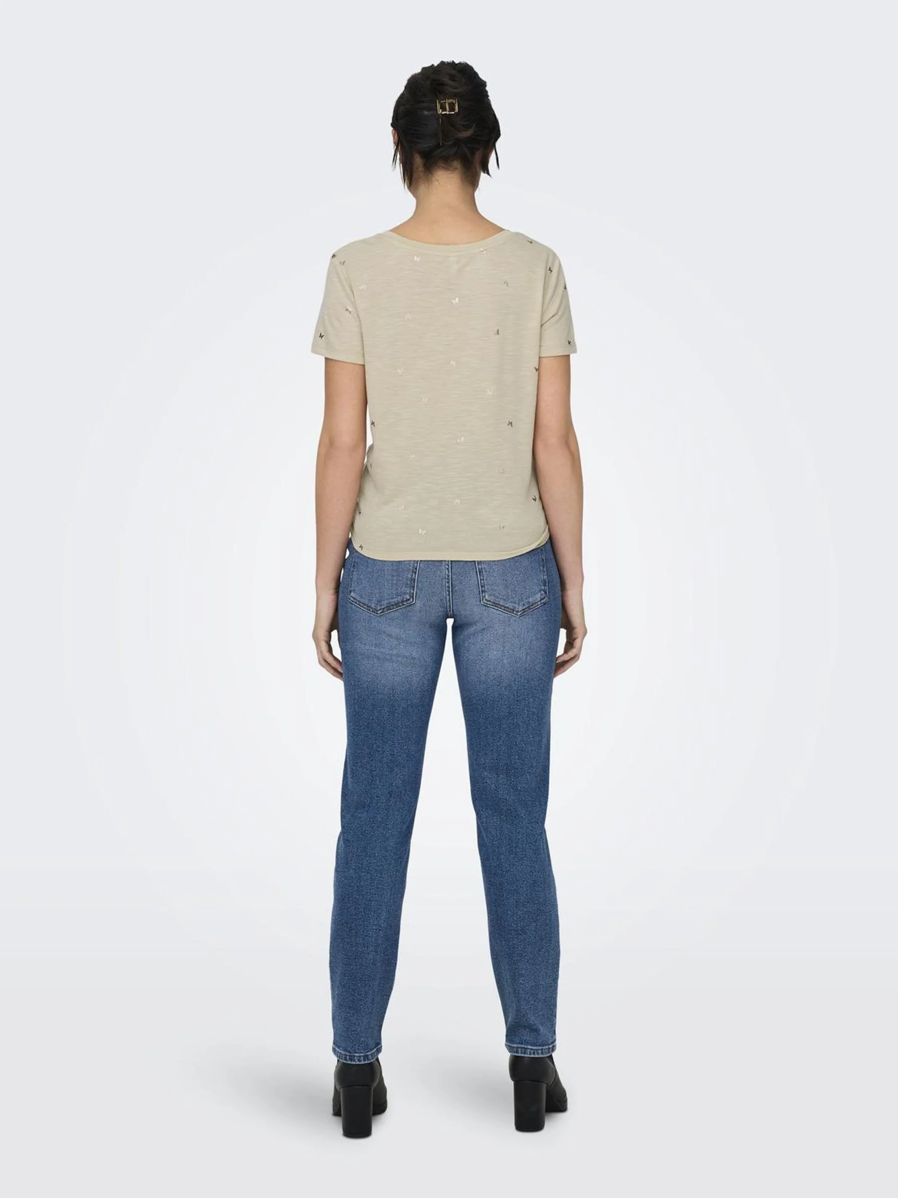 ONLY - ONLISABELLA LIFE S/S FOIL TOP... ONLY - ONLISABELLA LIFE S/S FOIL TOP...