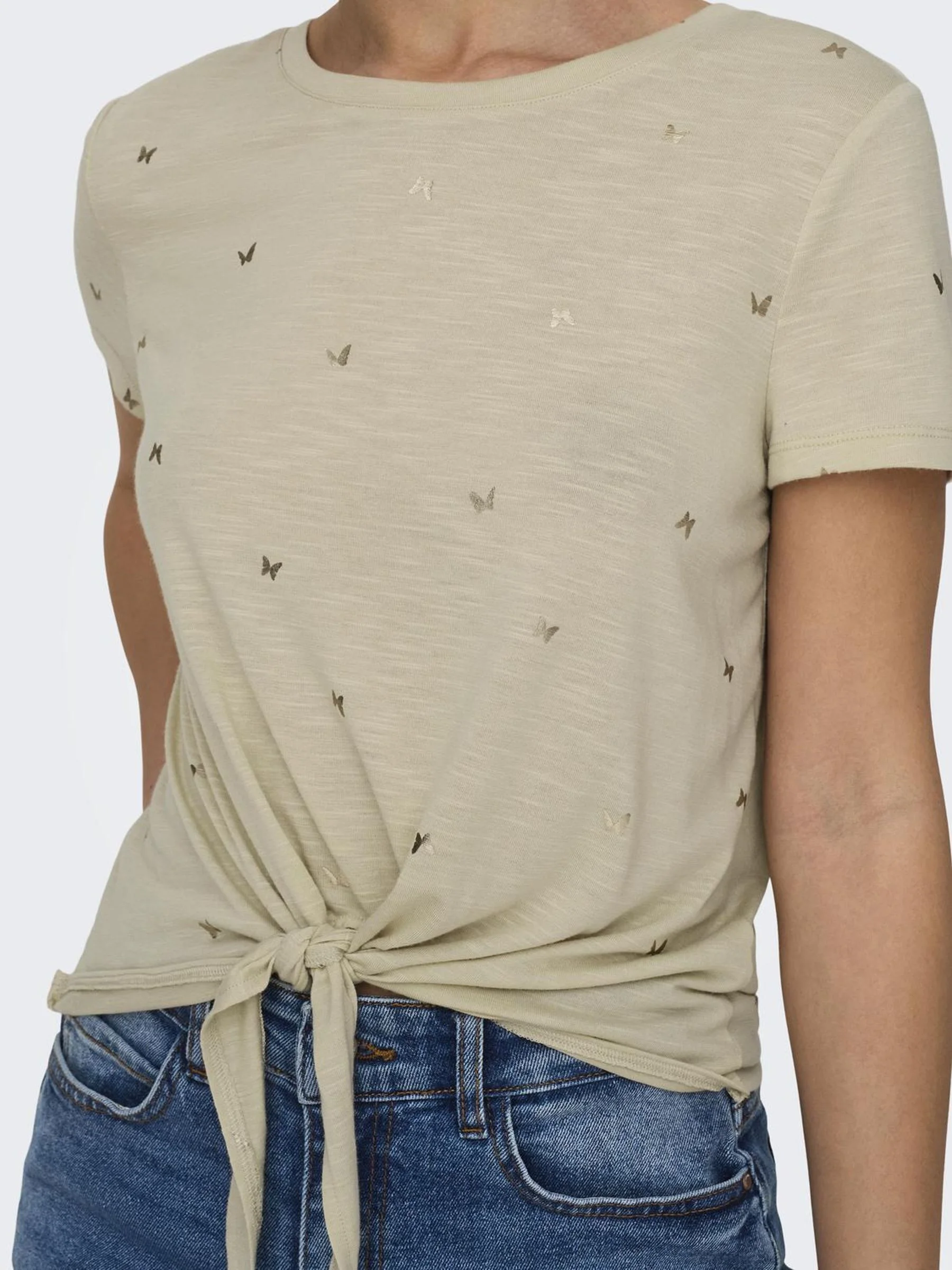 ONLY - ONLISABELLA LIFE S/S FOIL TOP... ONLY - ONLISABELLA LIFE S/S FOIL TOP...