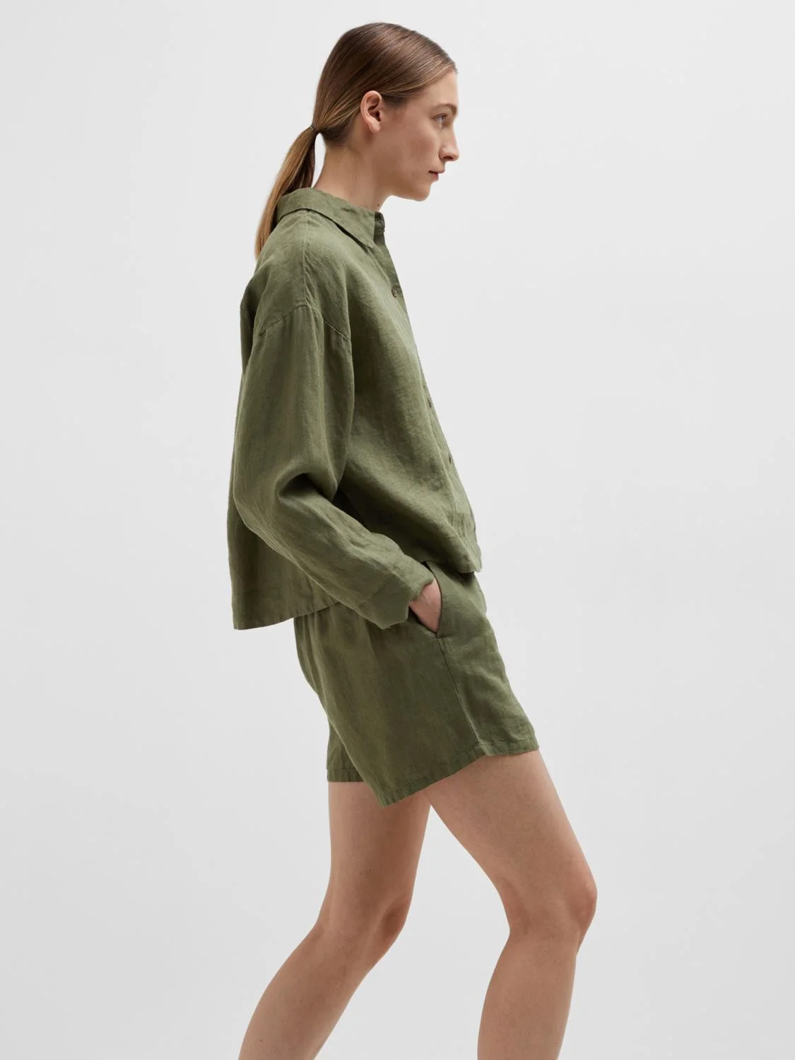 SELECTED WOMEN - SLFLINNIE MW LINEN... SELECTED WOMEN - SLFLINNIE MW LINEN...