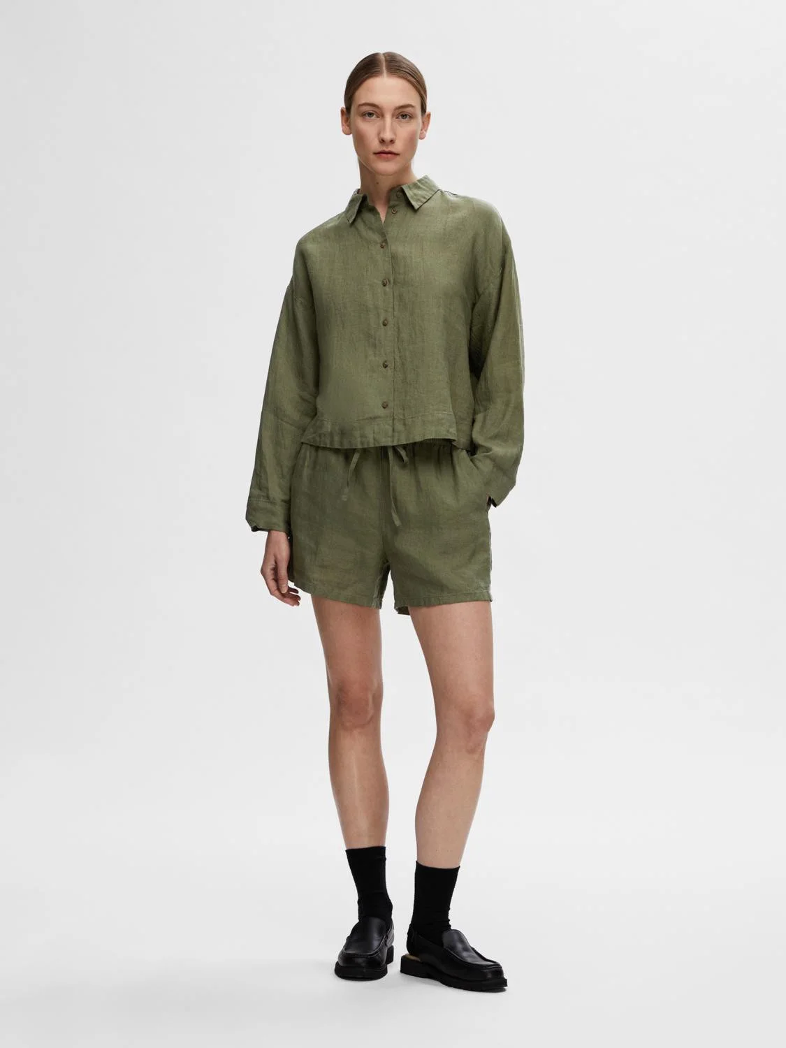 SELECTED WOMEN - SLFLINNIE MW LINEN... SELECTED WOMEN - SLFLINNIE MW LINEN...